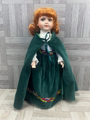 Vintage porcelain doll - porcelain,