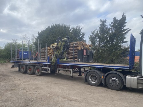 Sdc loglift 105z crane trailer - crane,