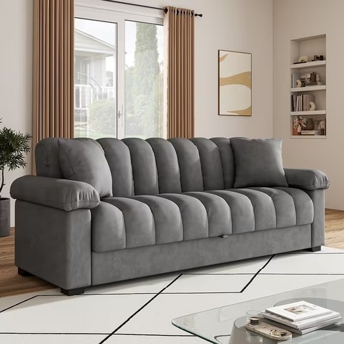 Seater velvet sofa bed - velvet,
