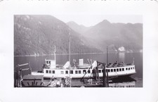 1946 Photo, Boat at Wigwam Inn, Vancouver, British Columbia, Canada