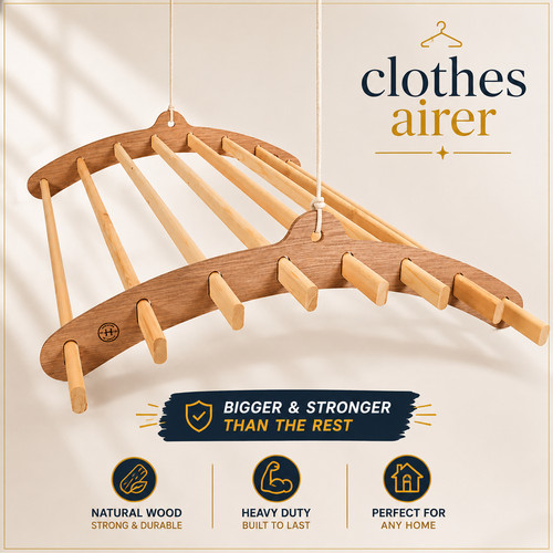 Lath ceiling clothes - 8, airer