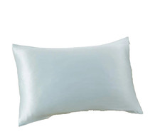 Silk Pillowcase- Blue- 100% Pure Mulberry Silk- 22 Momme- Flawless Silk.CARLTY'S