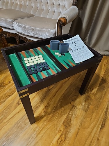 Vintage wooden backgammon - vintage,