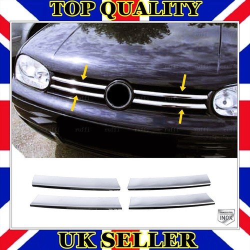 Chrome front grill pcs - grill, 4