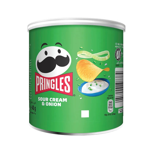 Pringles sour cream and - sour, onion