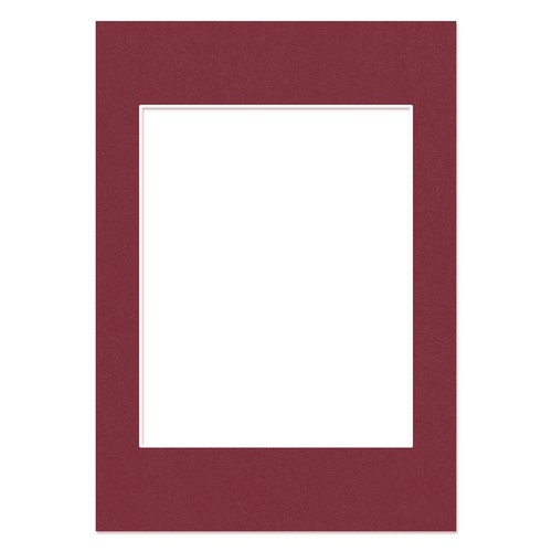Burgundy picture mounts with - picture,