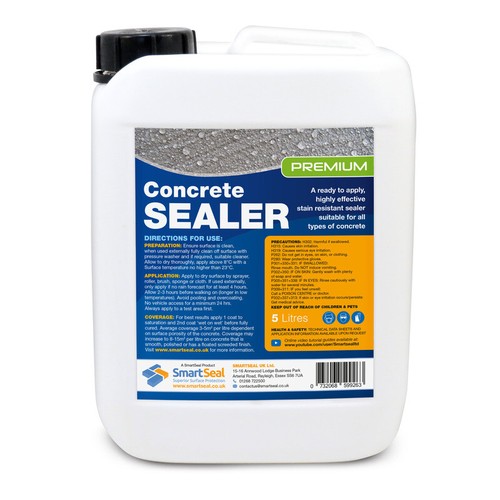 Clear concrete floor sealer - clear,