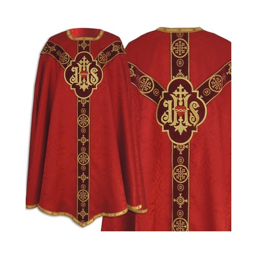 Conical chasuble set - conical, red