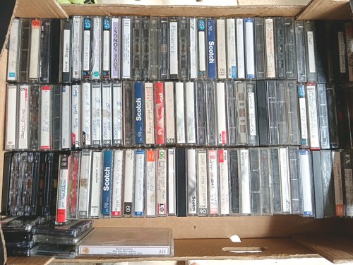 200 used blank cassette - used, tapes