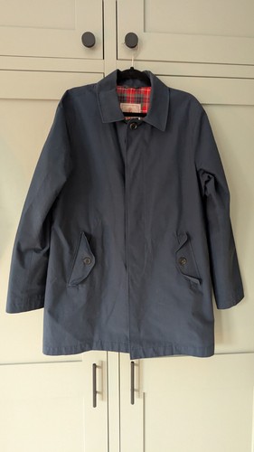 Baracuta g10 raincoat navy - g10,