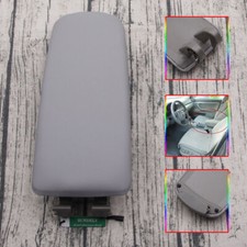 Gray Leather Armrest Centre Console Cover Lid for Audi A4 B6 B7 8E0864245E