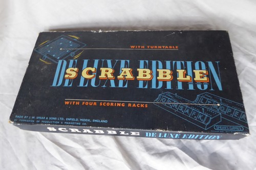 Vintage scrabble deluxe - scrabble,