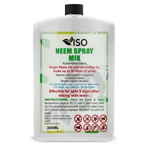 Neem and eucalyptus oil - and, spray