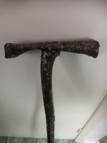 Natural wooden walking stick