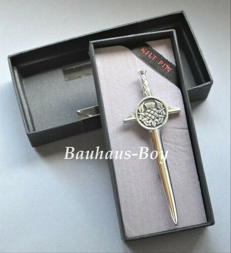 Kilt pin pewter claymore - pin,