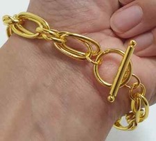 925 Sterling Silver Double Chain Bracelet Women Solid Jewelry Valentine's Gift