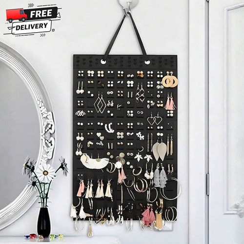 Hanging jewelry organizer felt - hanging,