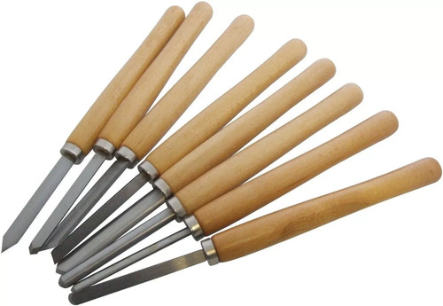 8pc wood lathe chisel - 8pc, set