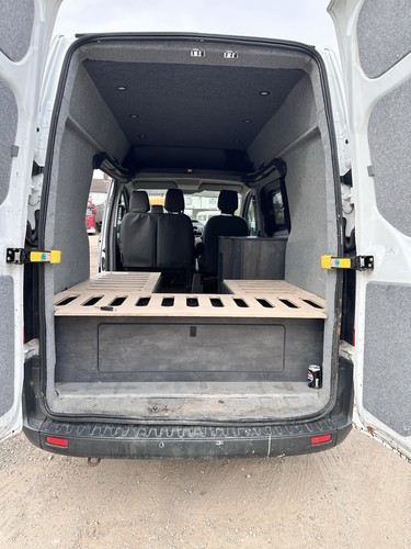 Campervan shape layout all - u,