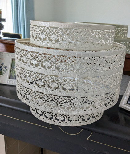 Moroccan cream metal - moroccan,