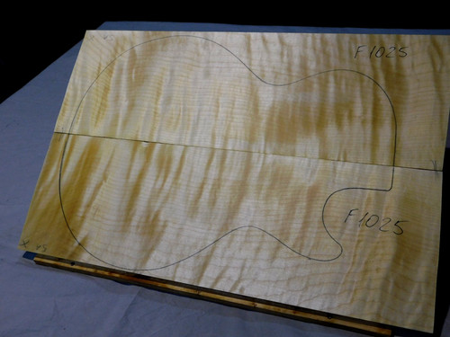 Flame maple carved top for - carved,