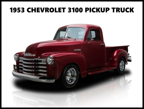 1953 chevrolet 3100 pickup - 1953,