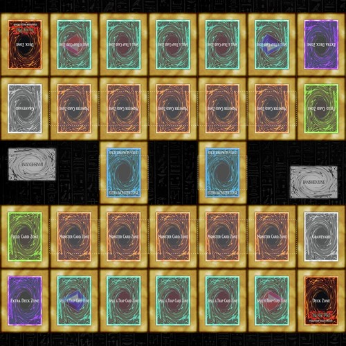 Yugioh duel playmat player - duel, 2-player