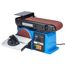 Draper 230V Belt and Disc Sander 370W pivot from 0-45 degrees 98420
