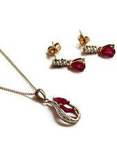 H Samuel 9ct Yellow Gold Ruby