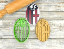 Bologna FC formina biscotti Calcio formine per biscotti cookie cutters taglia...