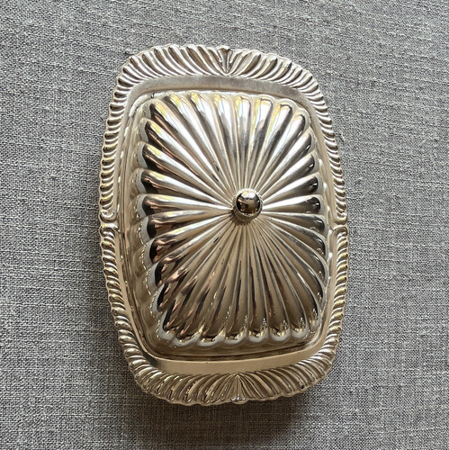 Silver plated rectangular - silver,