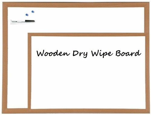 Wooden framed drywipe white - wooden,