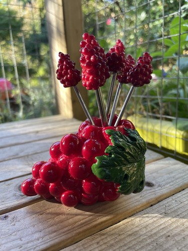 Red Grape Cocktail Pick Set of