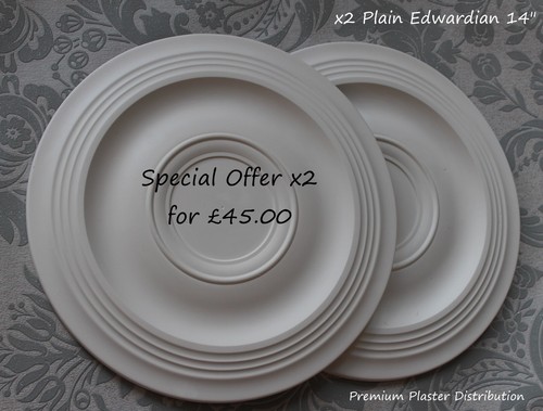 Plaster ceiling roses the - x2, "the