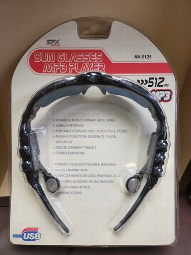 Sunglasses mp3 player 512m3 - player, _