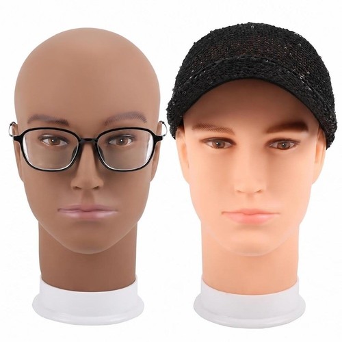 Bald male mannequin head - male,