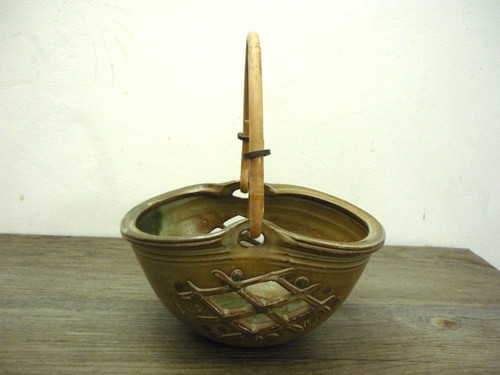 Vintage studio pottery bamboo - studio,