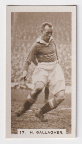 Cig card footballers in - card,