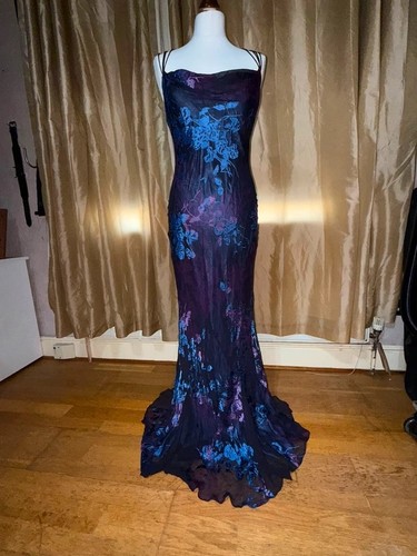 Y2k monsoon purple blue - y2k, silk