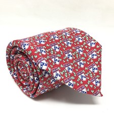 Vineyard Vines Classic Tie University of Pennsylvania UPenn Red Shield Leaves