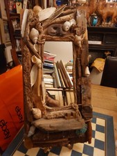 OOAK Driftwood & Shell Wall