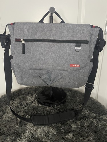 Skip hop grey messenger - hop, diaper
