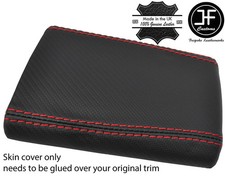RED STITCH CARBON FIBER VINYL