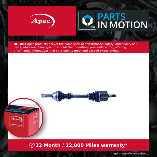Drive shaft fits - shaft,