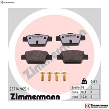 Brake pad set disc brake