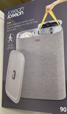 Joseph Joseph Tota Laundry Basket 90-Litre Grey with 2x45L Bins