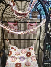 6 Piece Sugar Glider Cage Set