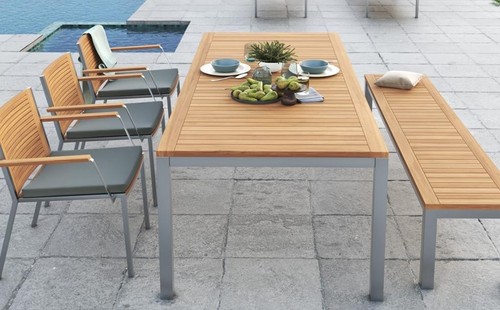 Grade solid teak - solid, stainless