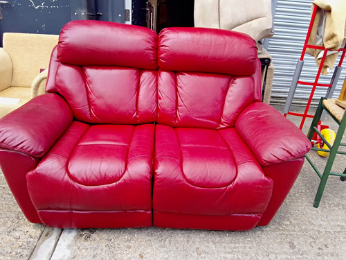 Red leather seater electric - seater,