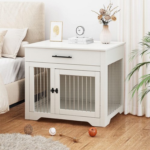 Large wooden furniture dog - large,